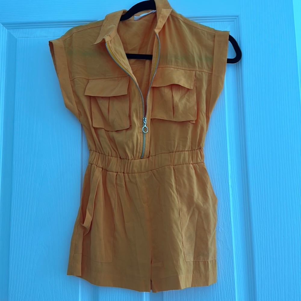 zara girls play suit. super cute beach cover up. very trendy. never worn